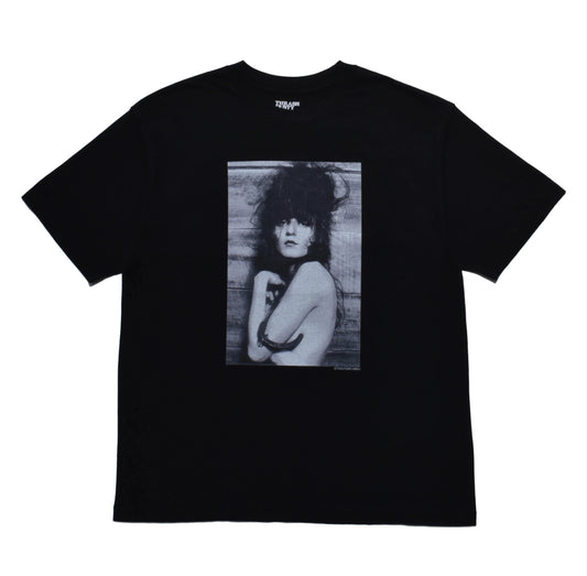 MINEDENIM : Stie-lo × Irina.L "Sideways figure" T-SH