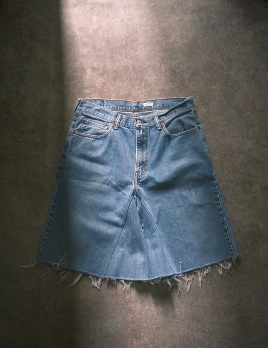 OLDPARK:BAGGY SHORTS (BLUE、Lサイズ-2)