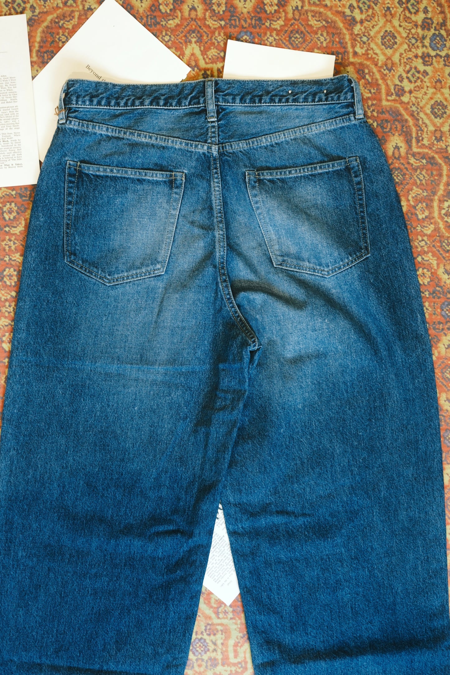 MINEDENIM: S.Wide Straight Cropped 5pocket USD