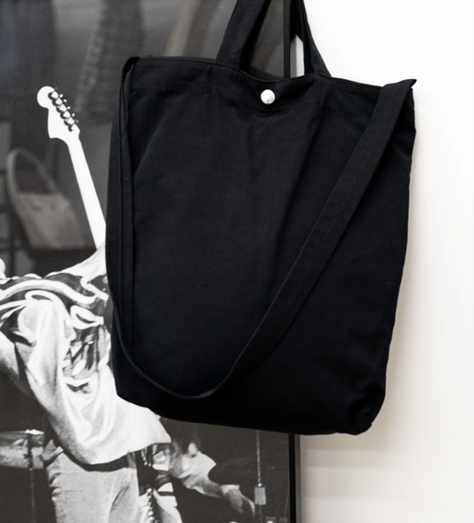The Letters:STRAP TOTE BAG -NYLON COTTON PIN OX-