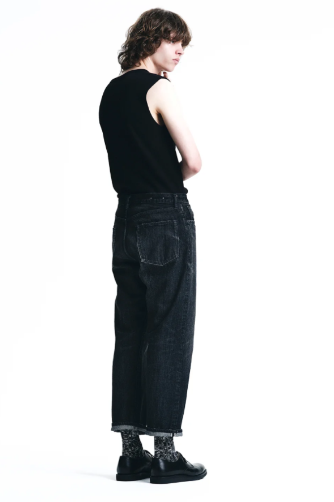 MINEDENIM :  B.S Denim Ankle Length Straight Jeans USD
