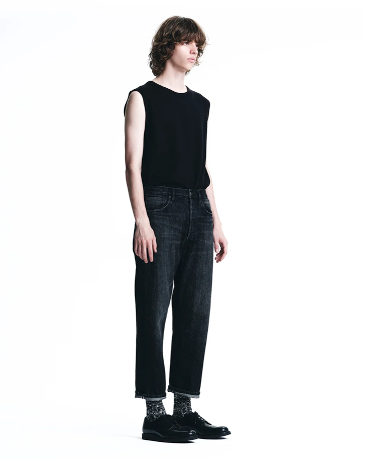 MINEDENIM :  B.S Denim Ankle Length Straight Jeans USD