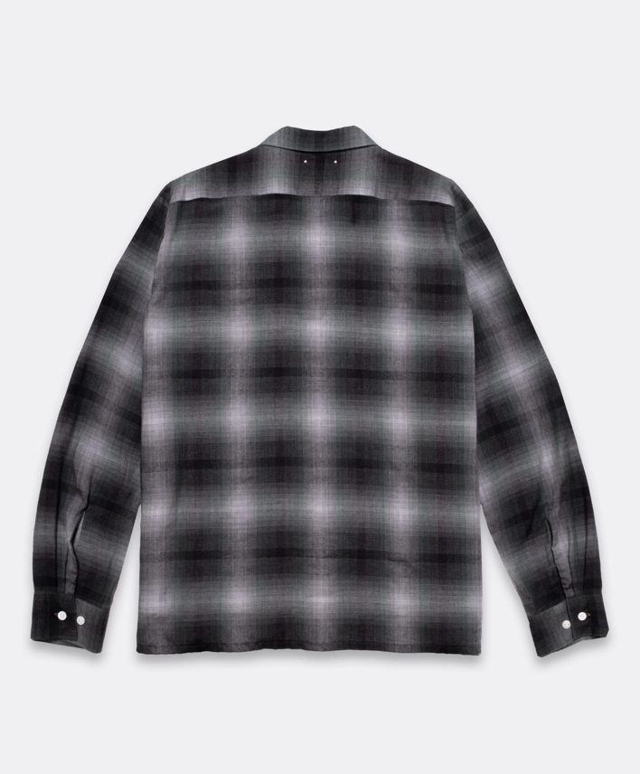 MINEDENIM : T.Rayon Ombre Open Collar Shirt / GPT
