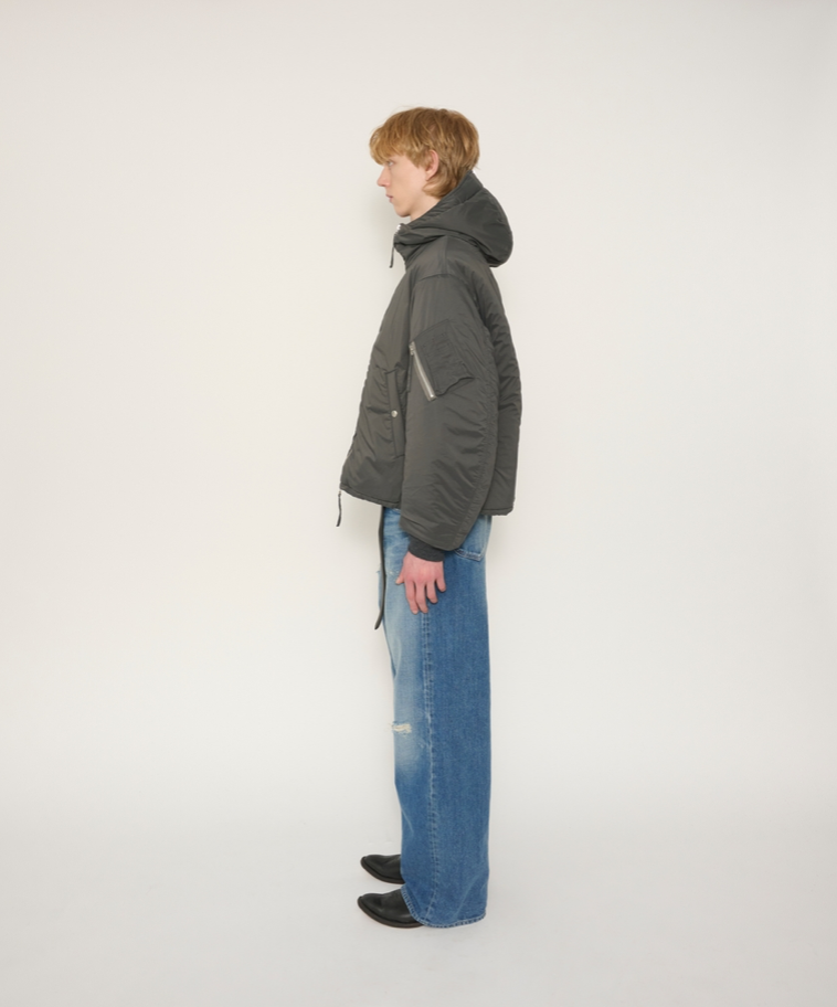 JOHN MASON SMITH / JANE SMITH : 40d NYLON TAFFETA TACTICAL ZIP BLOUSON