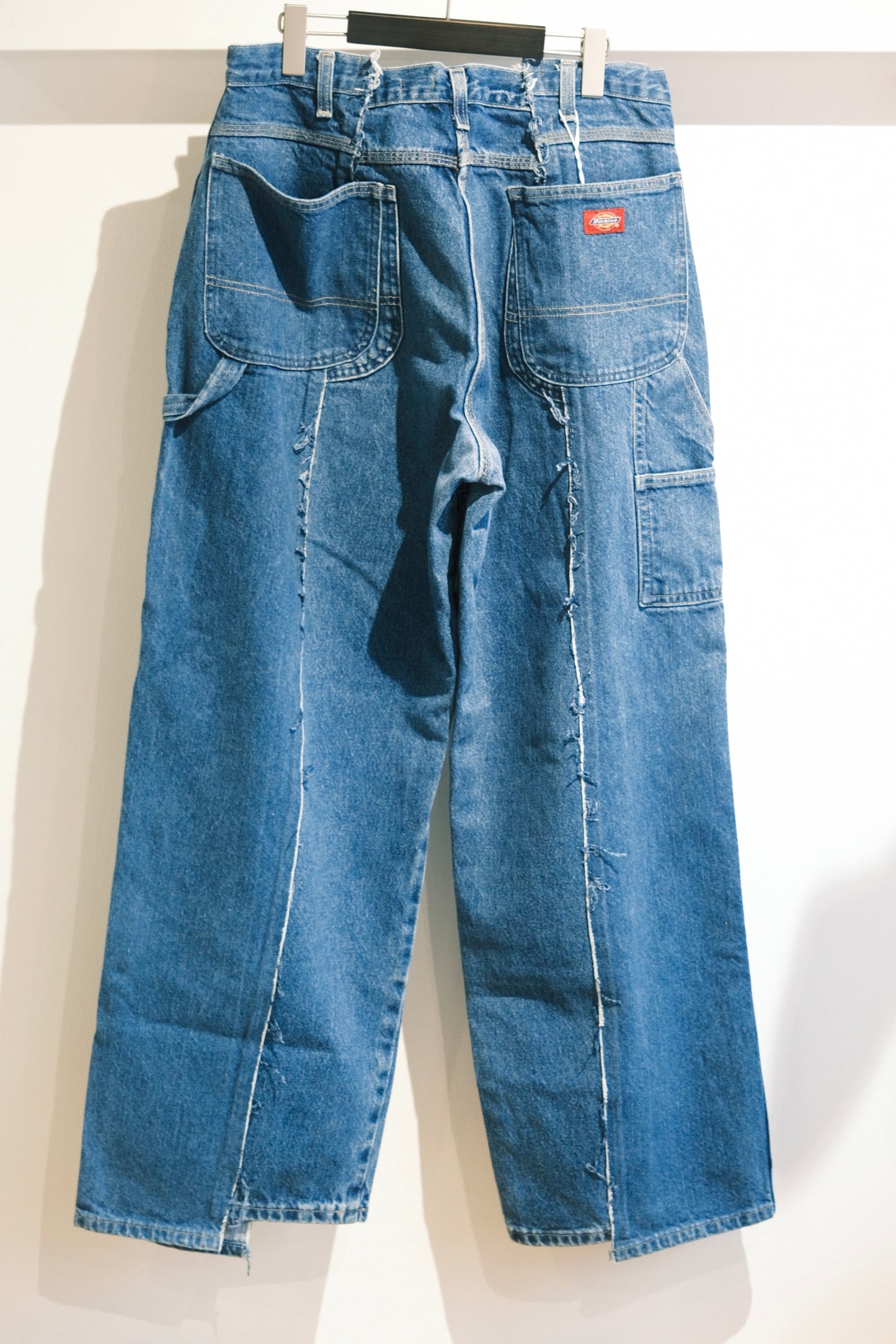 OLDPARK : BAGGY CARPENTER PANTS -DENIM-  (BLUE、XLサイズ)