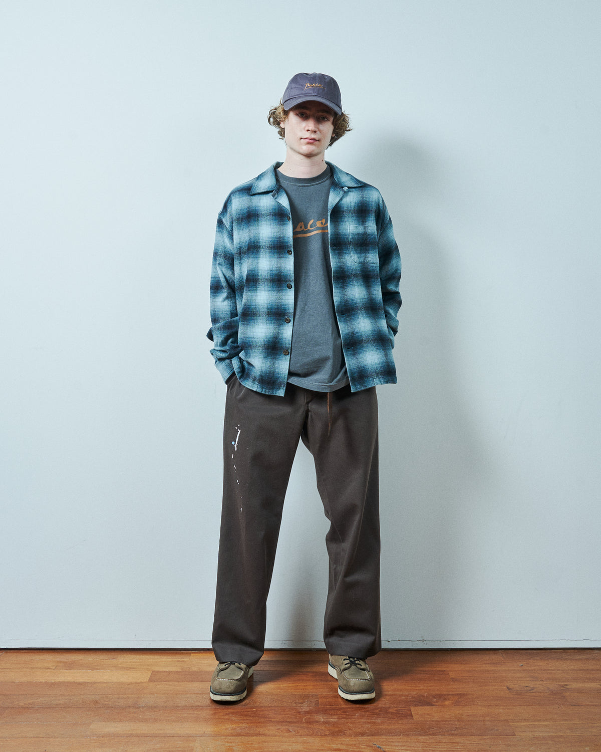 TODAY edition : TC TWILL WORK TROUSERS / BROWN