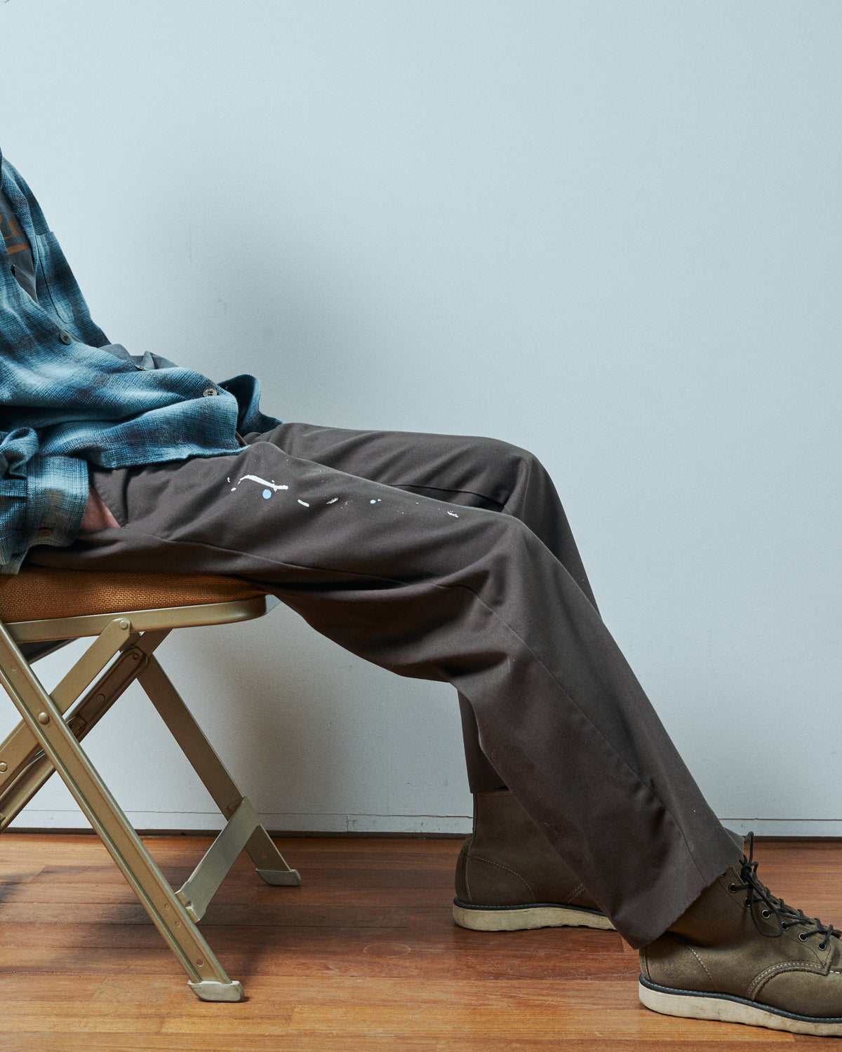 TODAY edition : TC TWILL WORK TROUSERS / BROWN