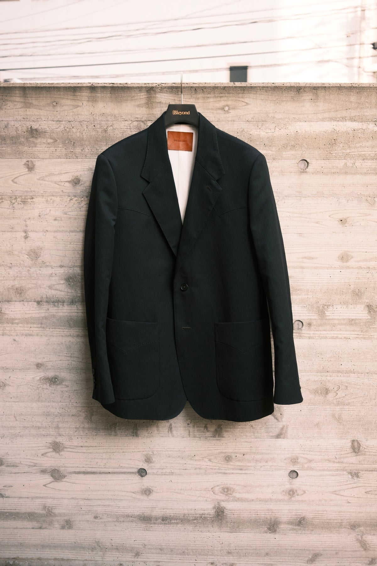 The Letters : COW BOY SACK JACKET -LACINE WOOL LINEN-