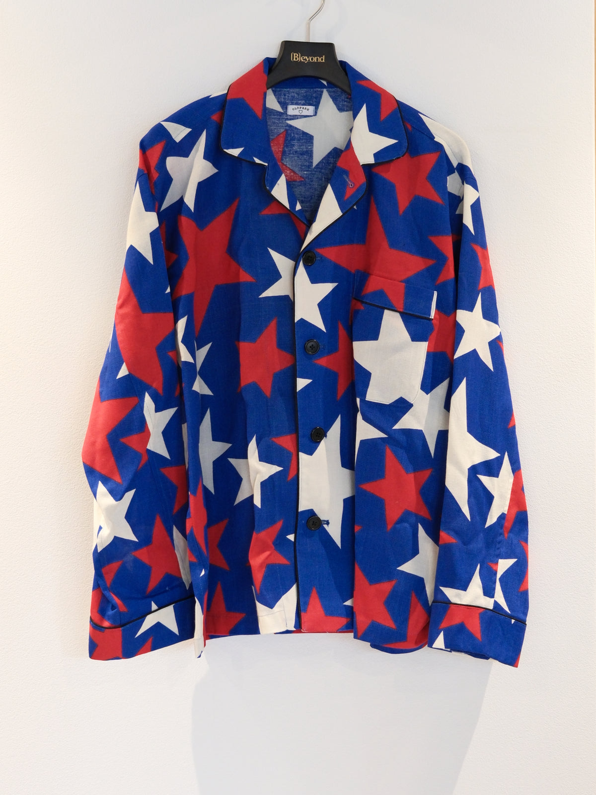 OLDPARK : PAJAMA SHIRT -SHEET- "Star" / Mサイズ