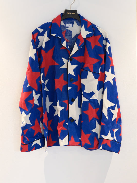 OLDPARK : PAJAMA SHIRT -SHEET- "Star" / Mサイズ