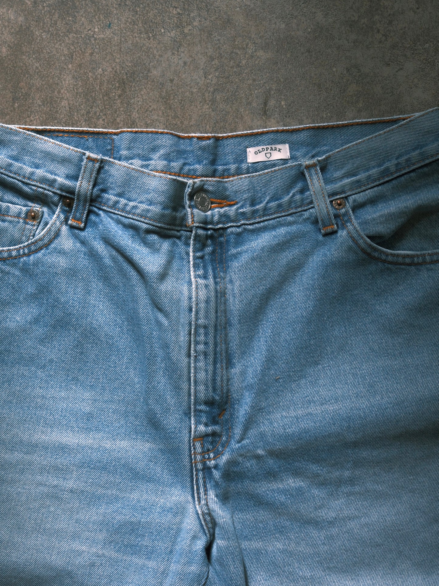 OLDPARK:BAGGY SHORTS (BLUE、Lサイズ-1)