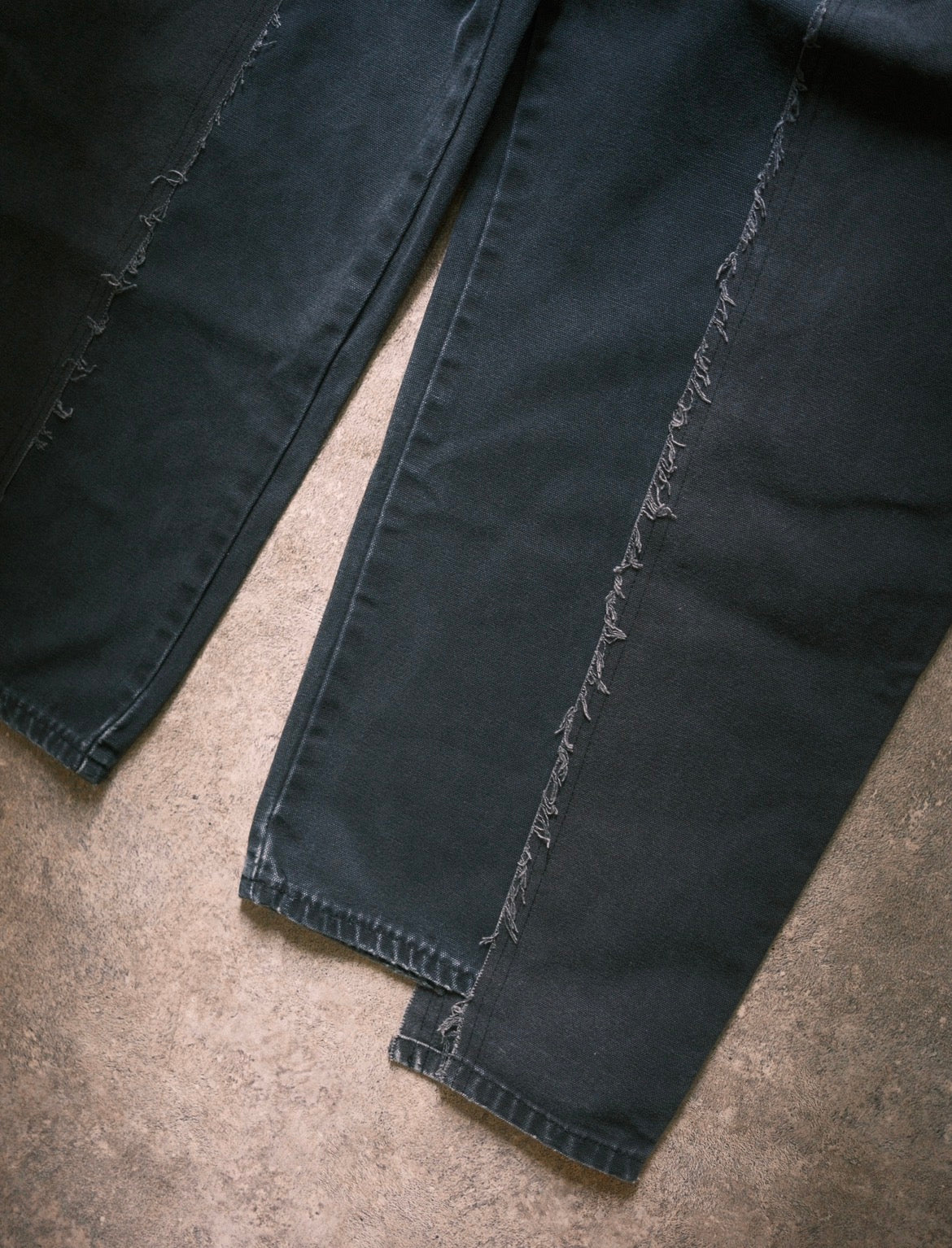 OLDPARK : BAGGY CARPENTER PANTS -DUCK- (BLACK、Mサイズ)