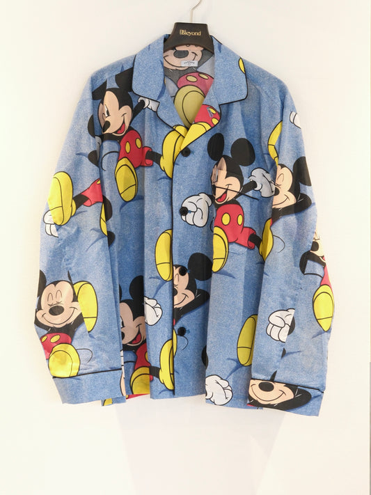OLDPARK : PAJAMA SHIRT -SHEET- "Mickey"/ Lサイズ