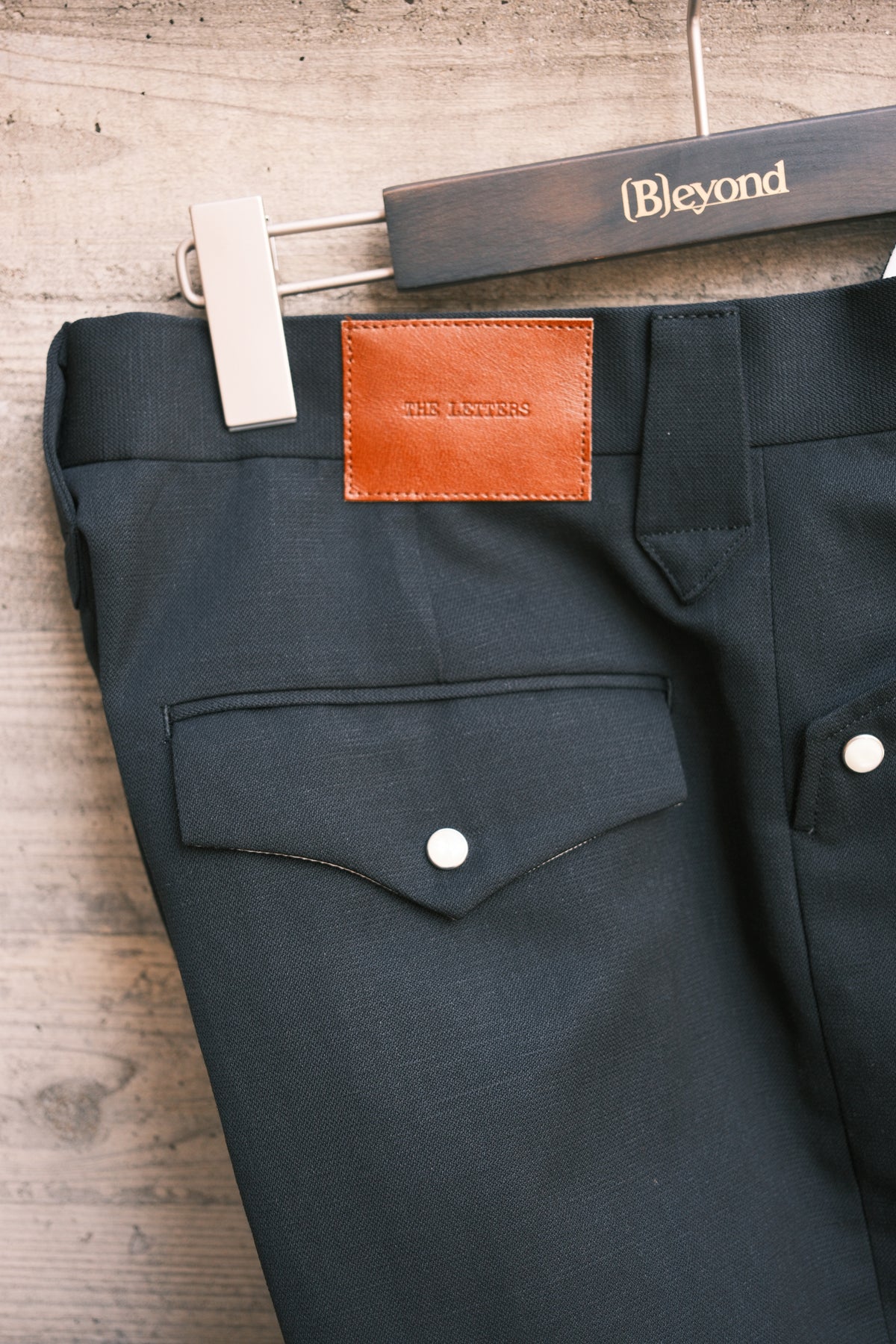 The Letters : COW BOY TROUSERS -LACINE WOOL LINEN-
