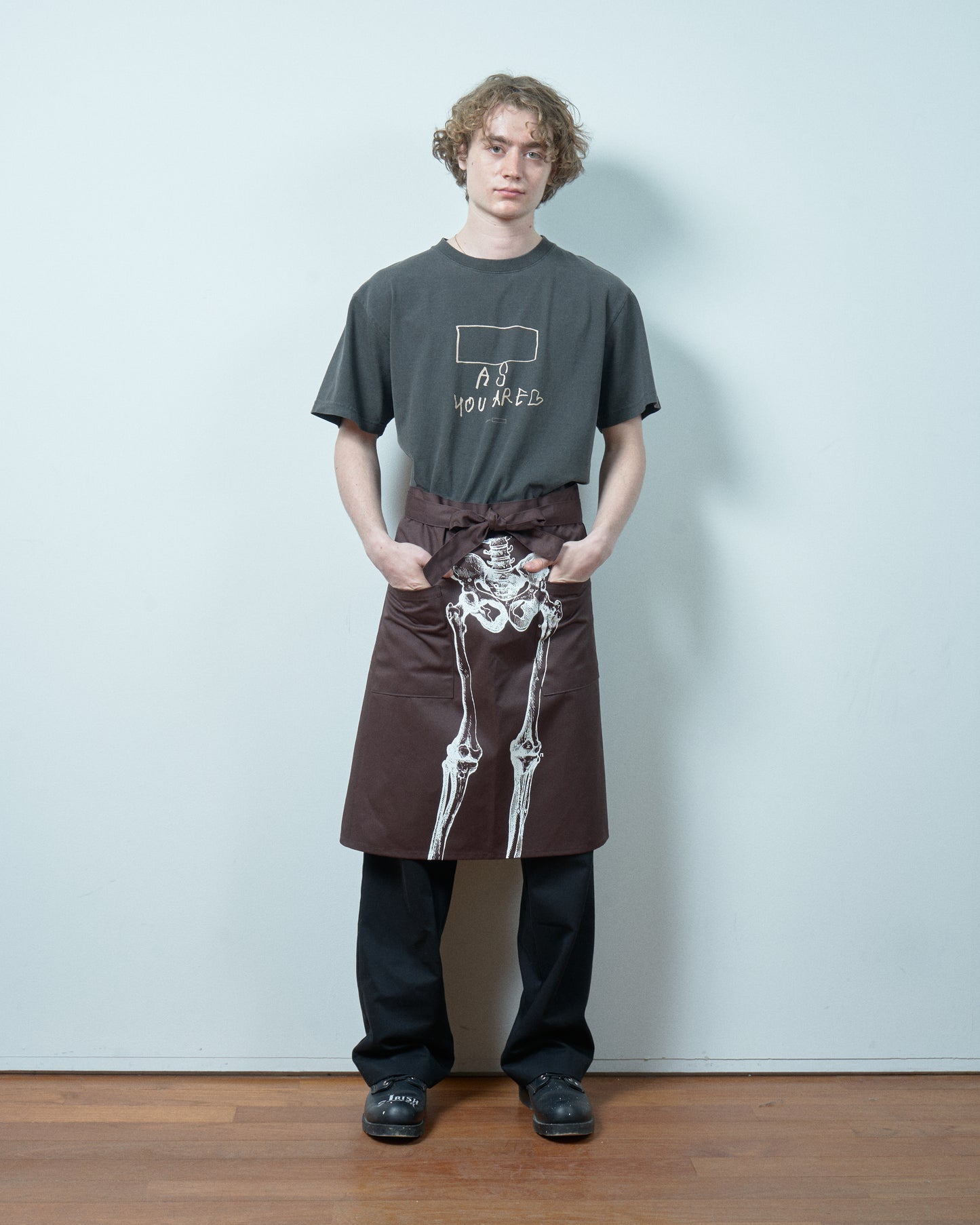 TODAY edition : LEFT HAND S/S Tee #3 (CHARCOAL)