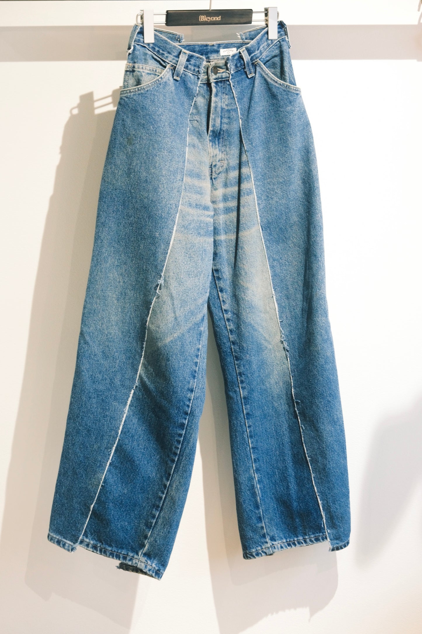 OLDPARK : BAGGY CARPENTER PANTS -DENIM- (BLUE、XSサイズ)