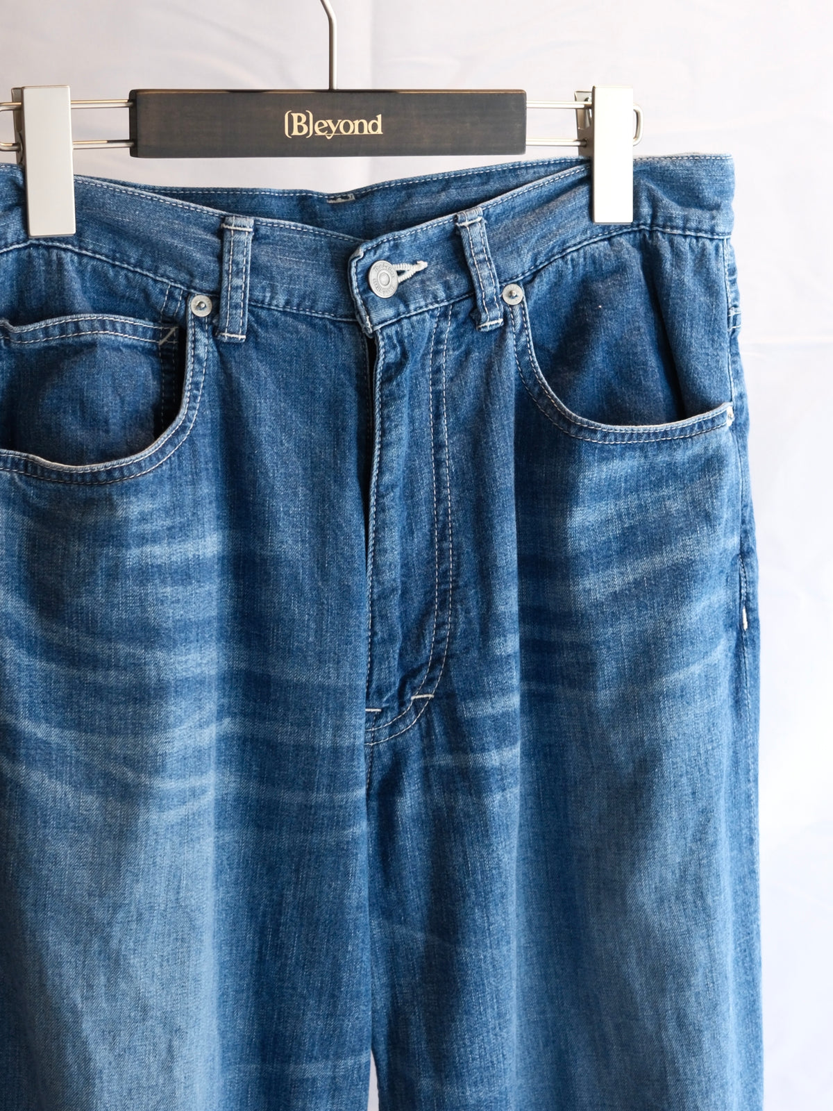 The Letters : 5 POCKET PANTS -USED WASHED DENIM-