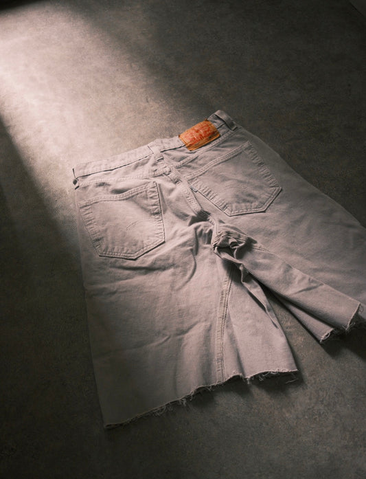 OLDPARK:BAGGY SHORTS (CORDUROY、Lサイズ-2)