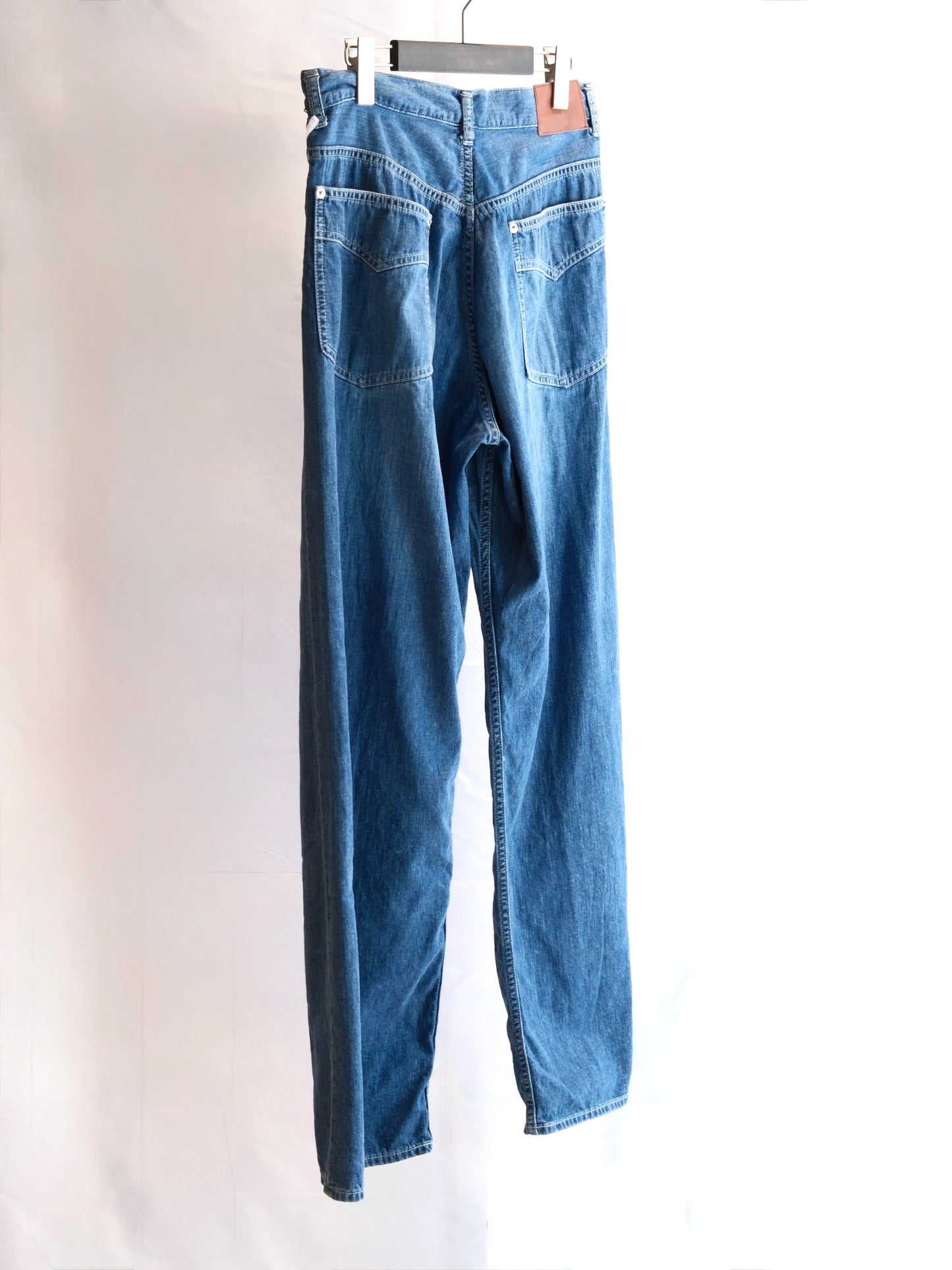 The Letters : 5 POCKET PANTS -USED WASHED DENIM-