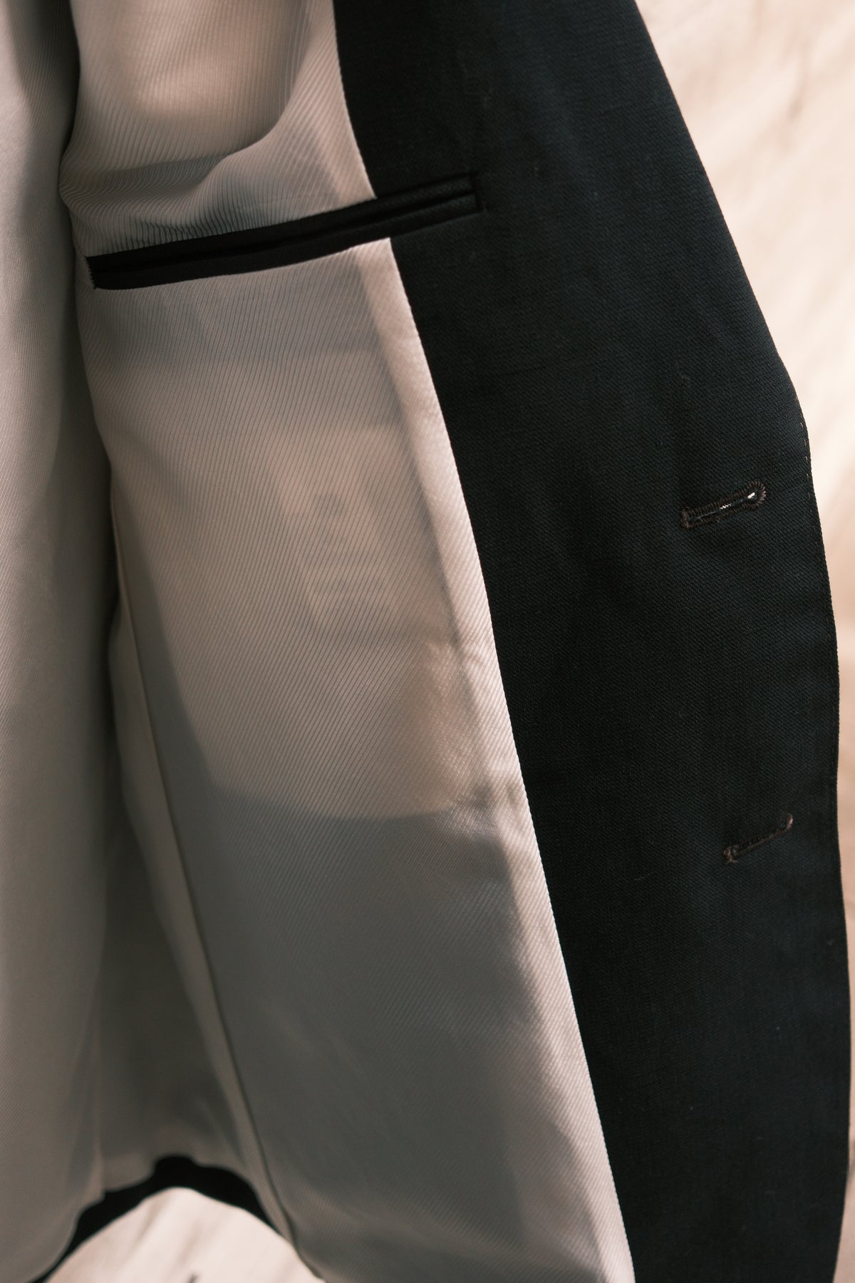 The Letters : COW BOY SACK JACKET -LACINE WOOL LINEN-