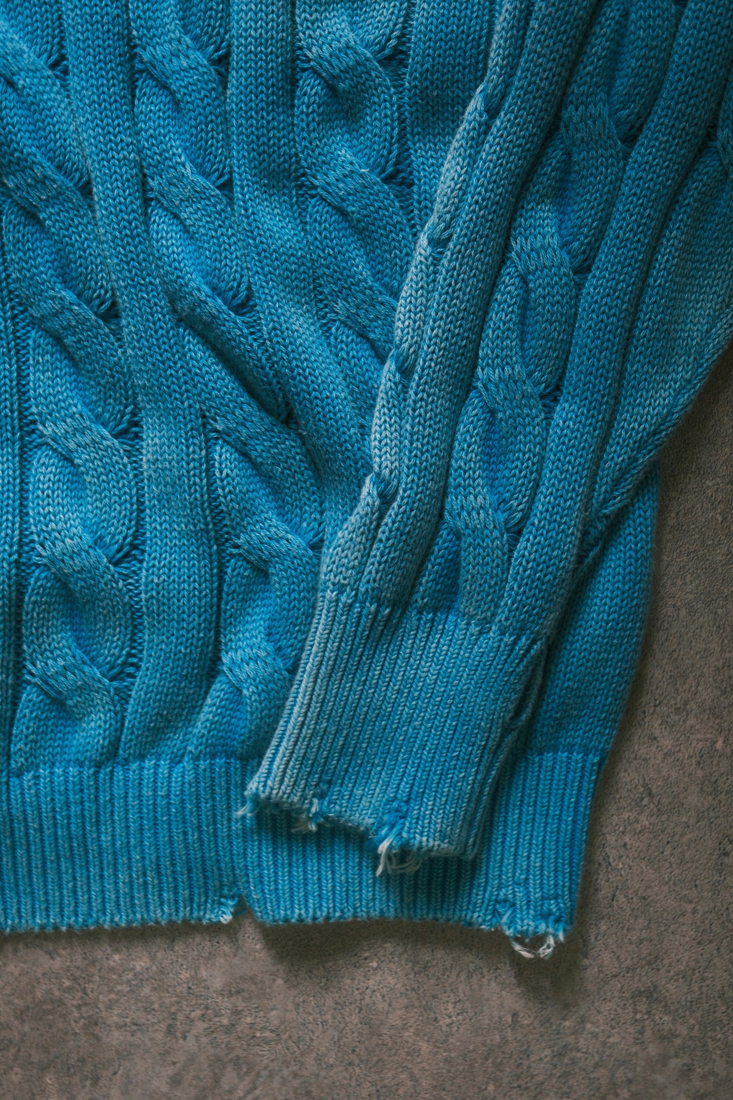 JOHN MASON SMITH/JANE SMITH: 5G COTTON TILDEN DAMAGE SWEATER