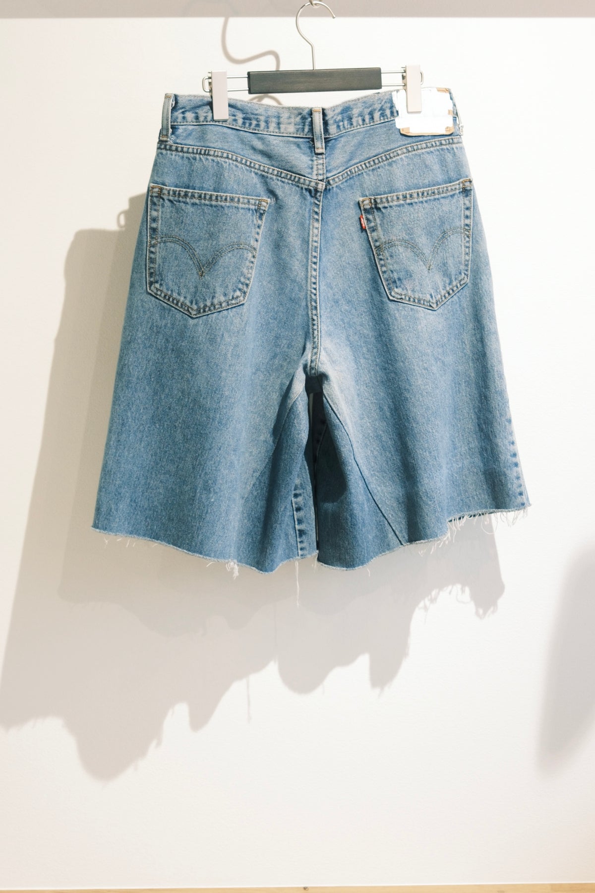 OLDPARK : GUSSET BAGGY SHORTS (BLUE、Lサイズ-1)