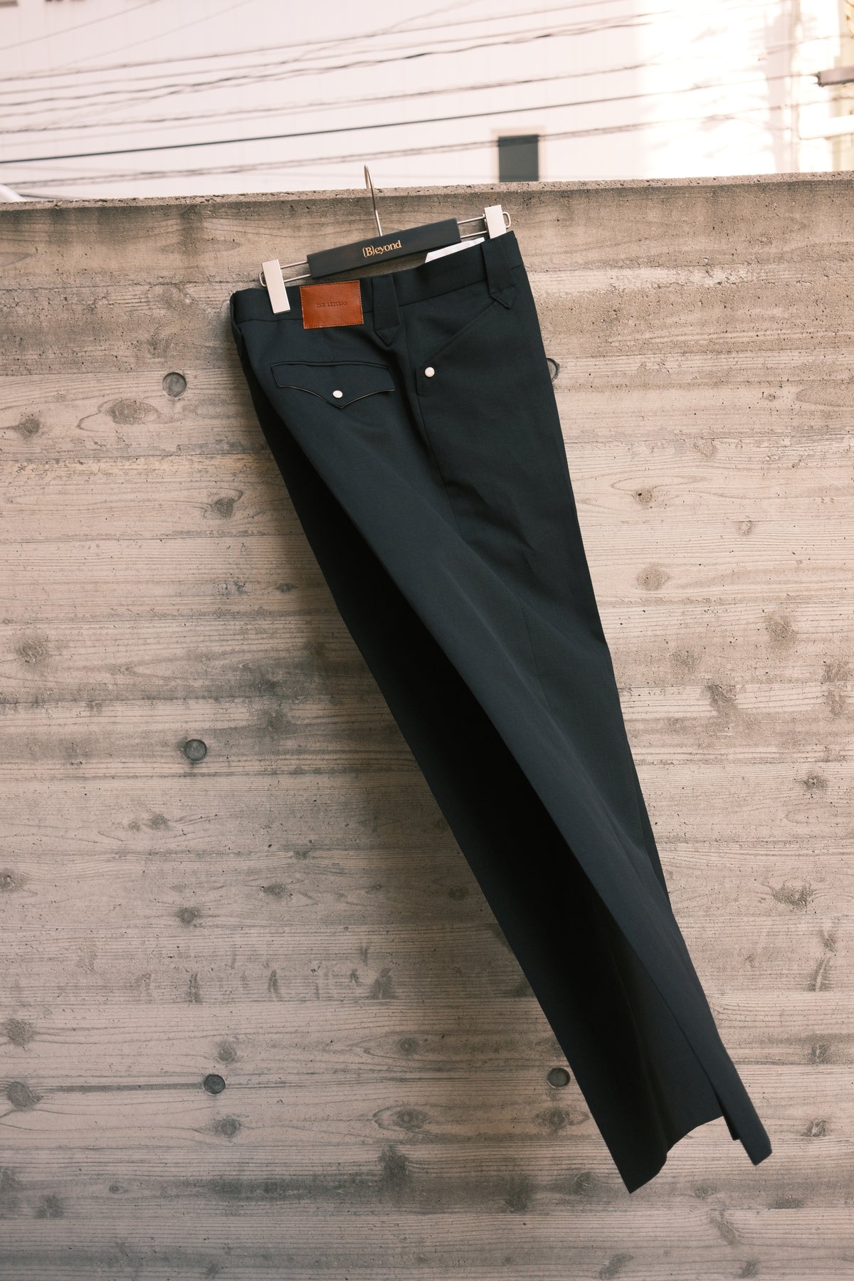 The Letters : COW BOY TROUSERS -LACINE WOOL LINEN-