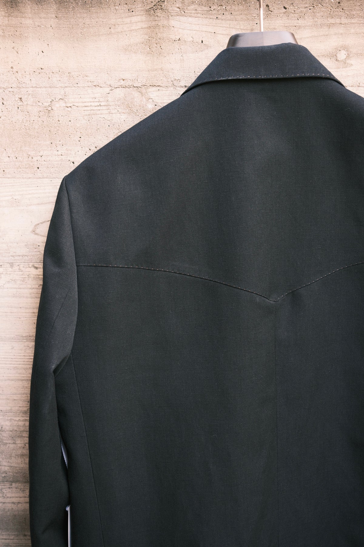 The Letters : COW BOY SACK JACKET -LACINE WOOL LINEN-
