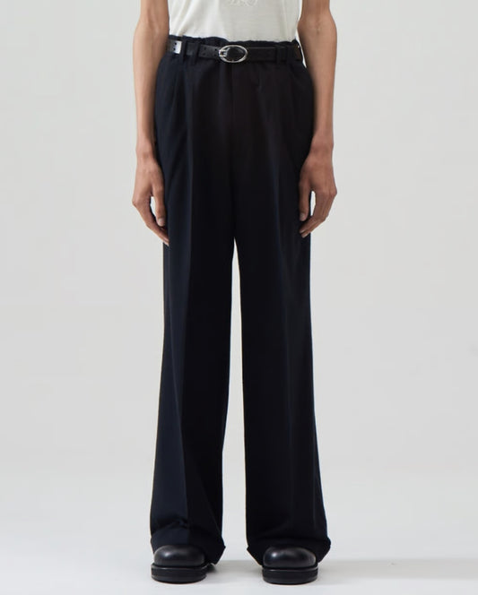 BED j.w FORD : COTTON SILK PILLING WIDE TROUSERS