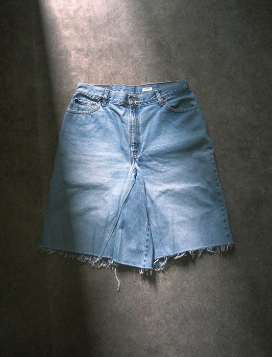 OLDPARK:BAGGY SHORTS (BLUE、Lサイズ-1)