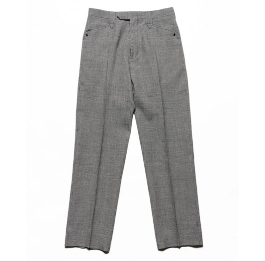 The Letters : WESTERN TROUSERS - WOOL LINEN HOUNDSTOOTH -