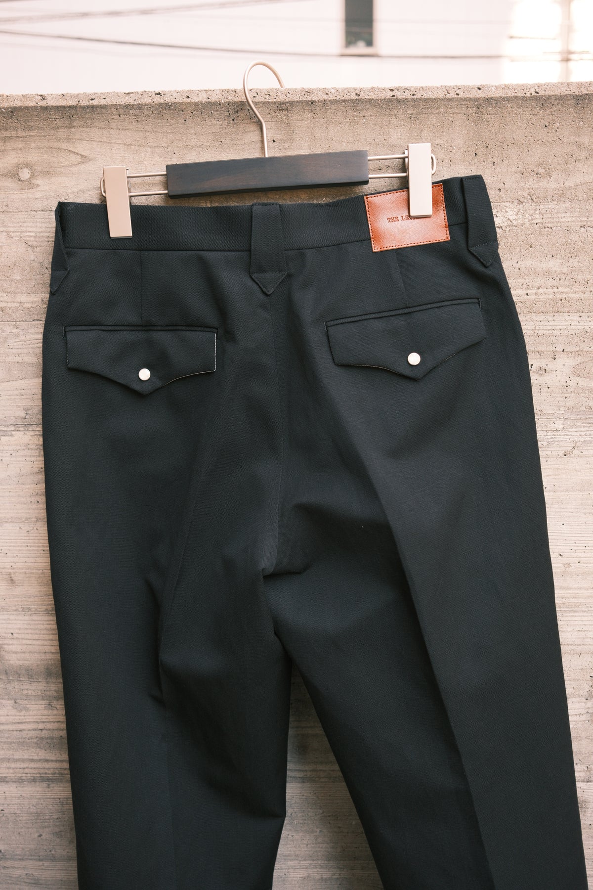 The Letters : COW BOY TROUSERS -LACINE WOOL LINEN-