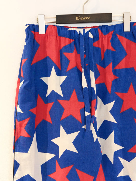 OLDPARK : PAJAMA PANTS -SHEET- "Star"/ Mサイズ