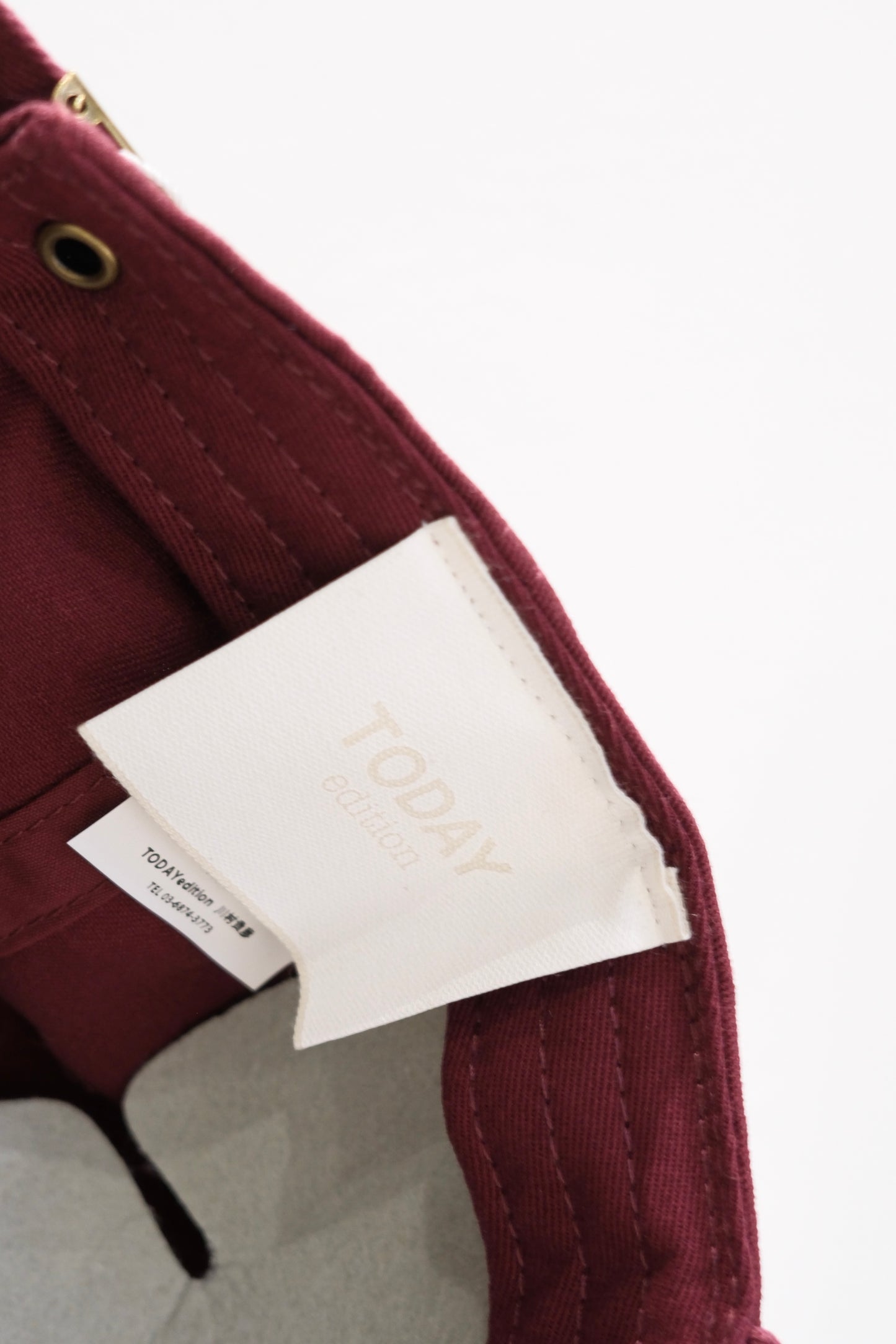 TODAY edition : Harmony Cap (burgundy)