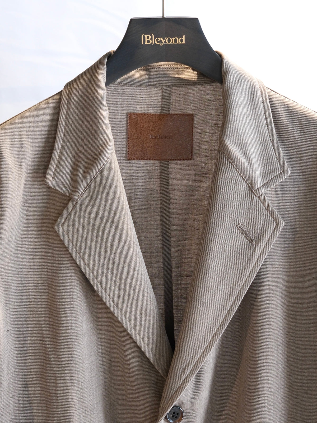 The Letters : WORKERS BLAZER - HARD TWIST YARN LINEN WOOL -