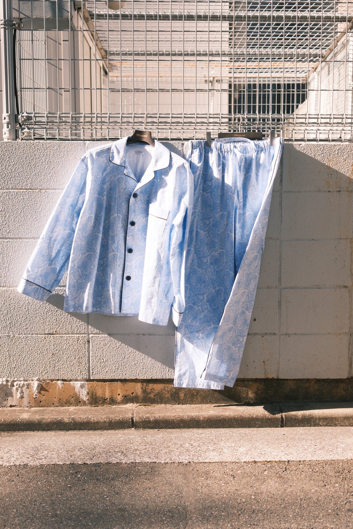 OLDPARK : PAJAMA SHIRT -SHEET- "Ralph"/ Mサイズ