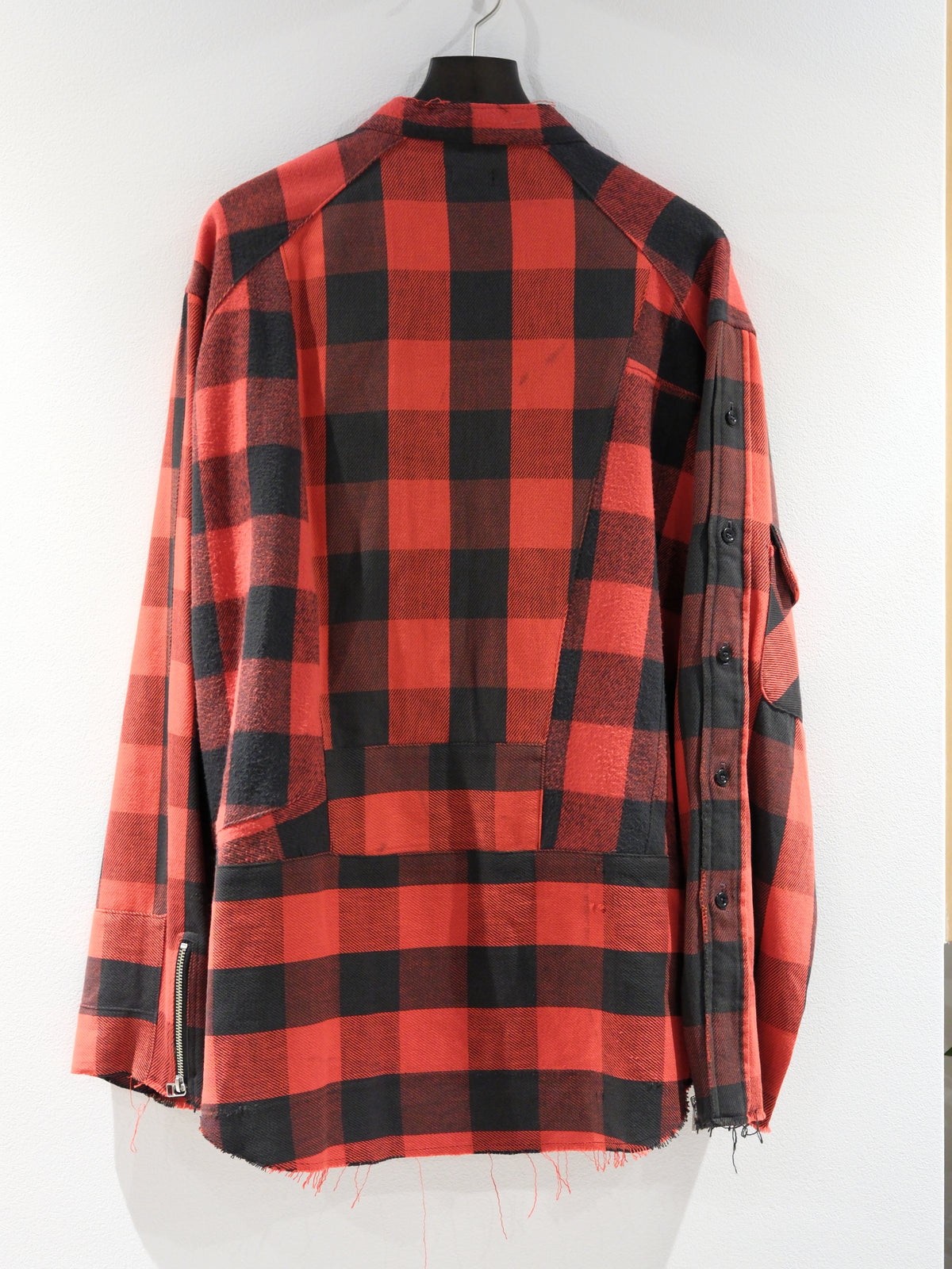 OLDPARK : RIDERS SHIRT -FLANNEL- / RED