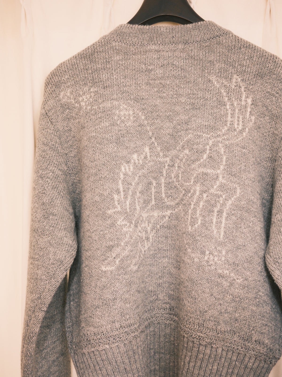 The Letters : 5G COW BOY CARDIGAN -SHETLAND WOOL LINEN-