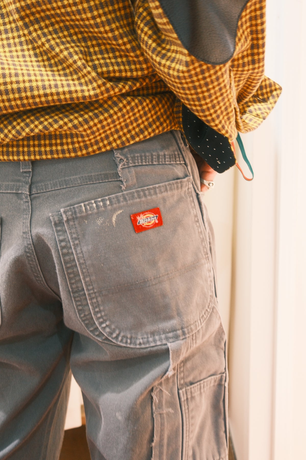 OLDPARK : BAGGY CARPENTER PANTS -DUCK- (GRAY、Sサイズ)