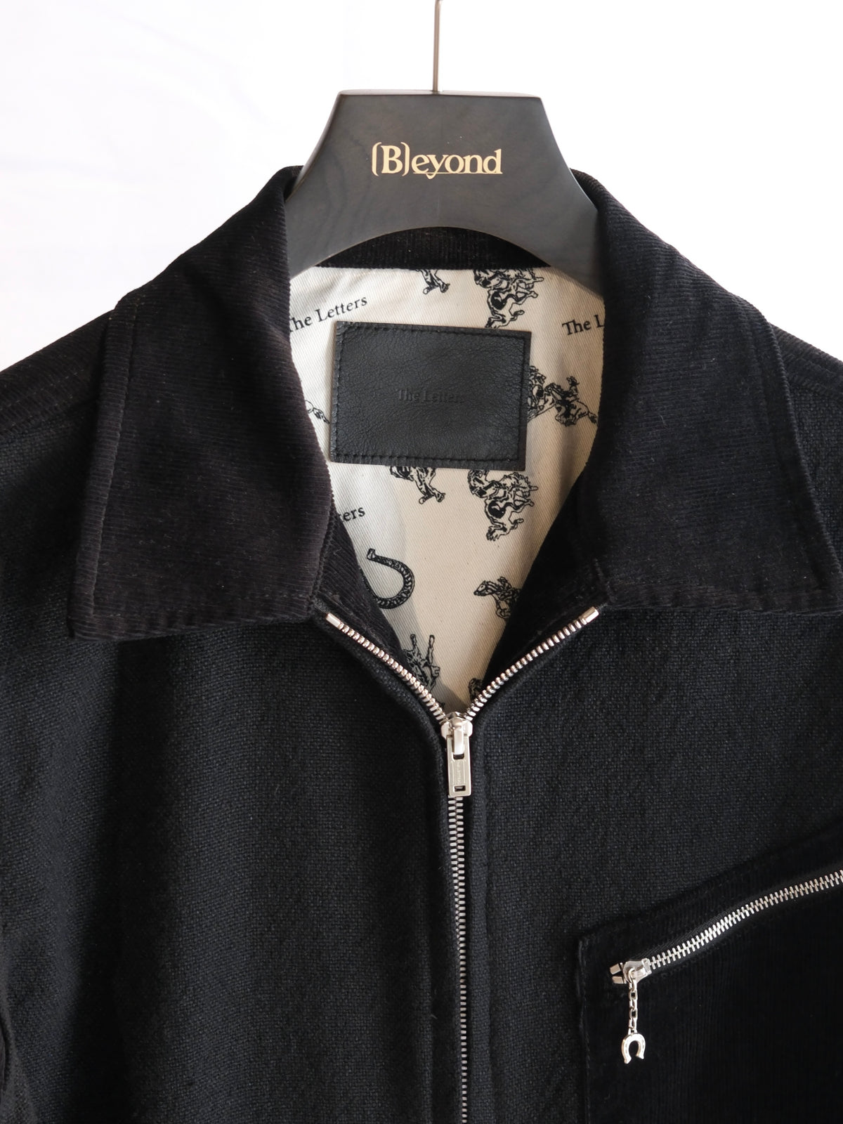 The Letters : COMBINATION ZIP JACKET -BLANCKET LINEN WOOL-
