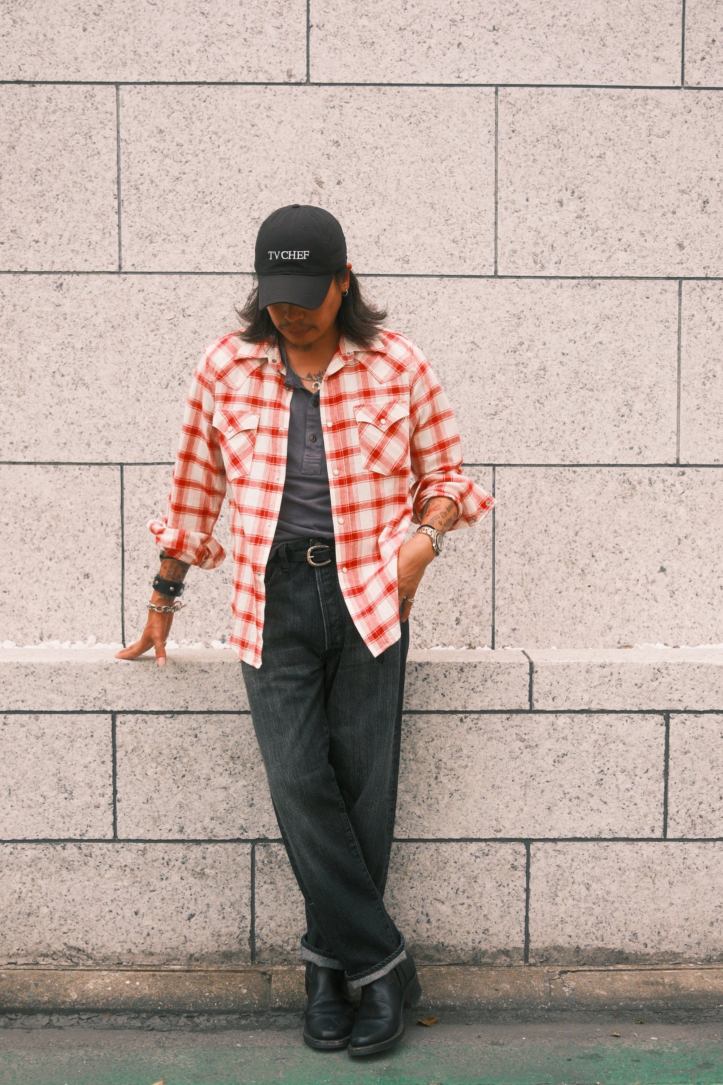 The Letters : WESTERN SHIRT -CHECK OPEN END YARN COTTON-