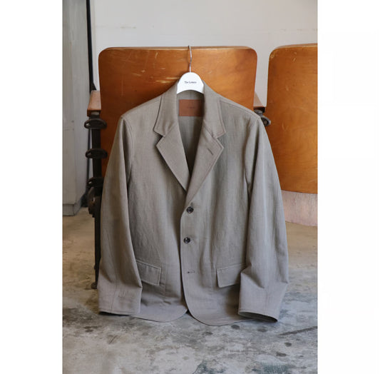 The Letters : WORKERS BLAZER - HARD TWIST YARN LINEN WOOL -