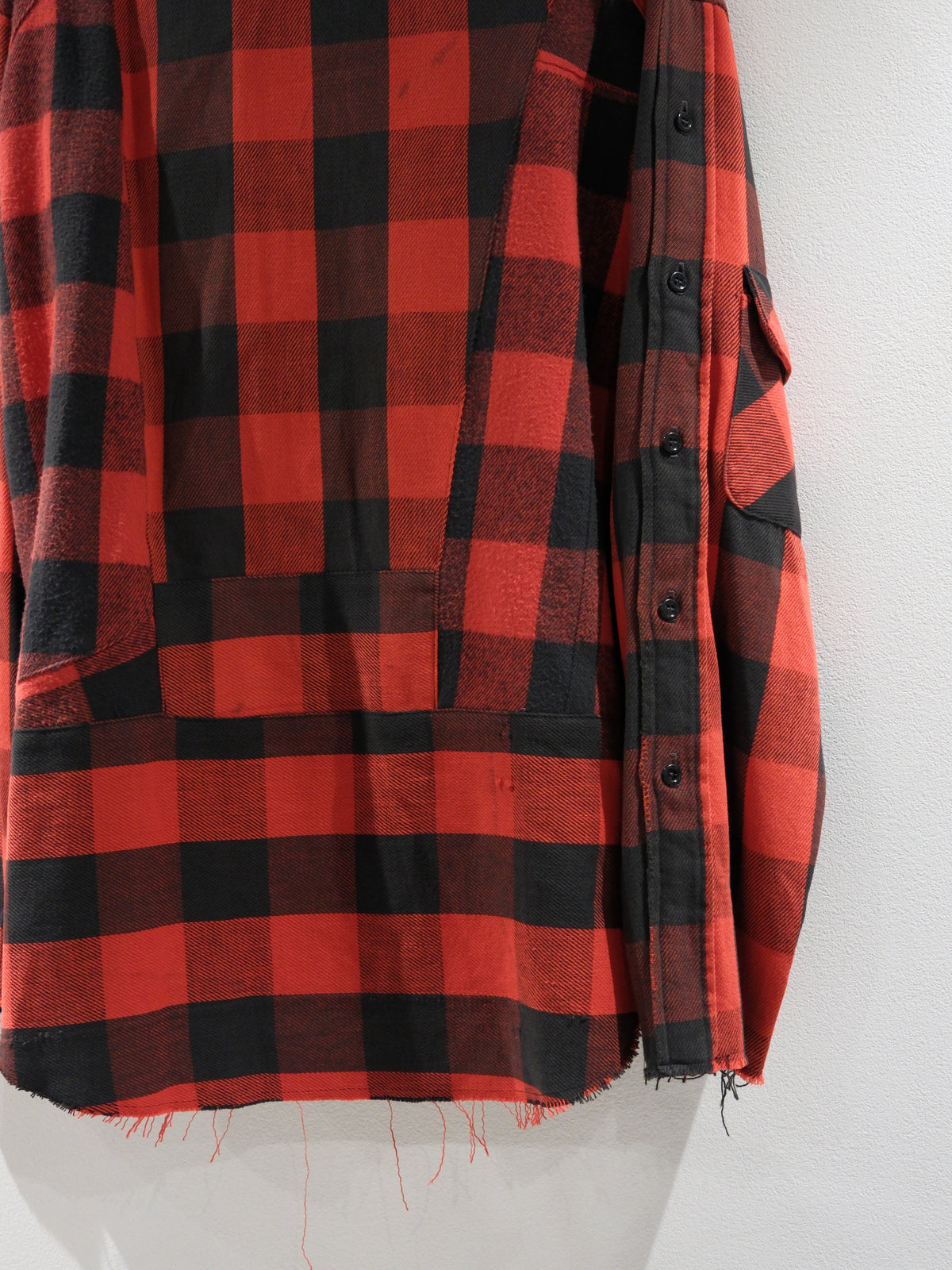 OLDPARK : RIDERS SHIRT -FLANNEL- / RED