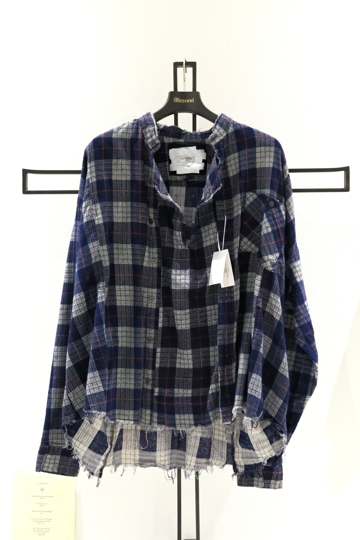 SLEEVE FRONT SHIRT -1 (FLANNEL、Fサイズ) / OLDPARK