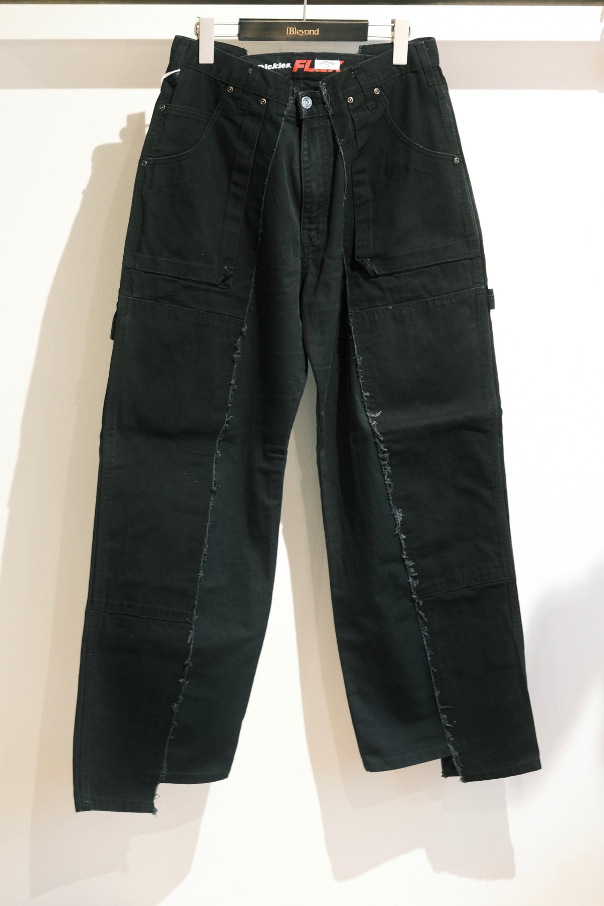 OLDPARK : BAGGY CARPENTER PANTS -DUCK- (BLACK、Mサイズ)