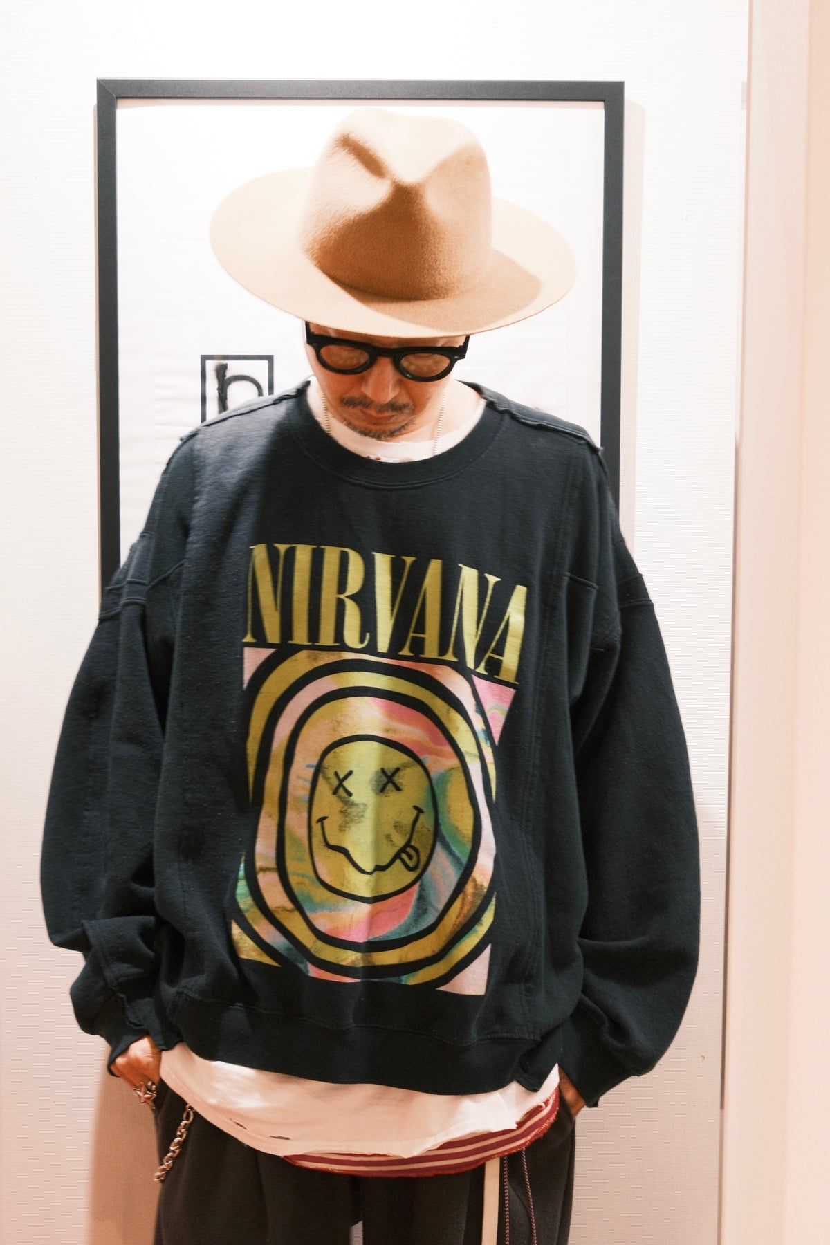 OLDPARK : BAGGY SWEAT -NIRVANA- / Fサイズ