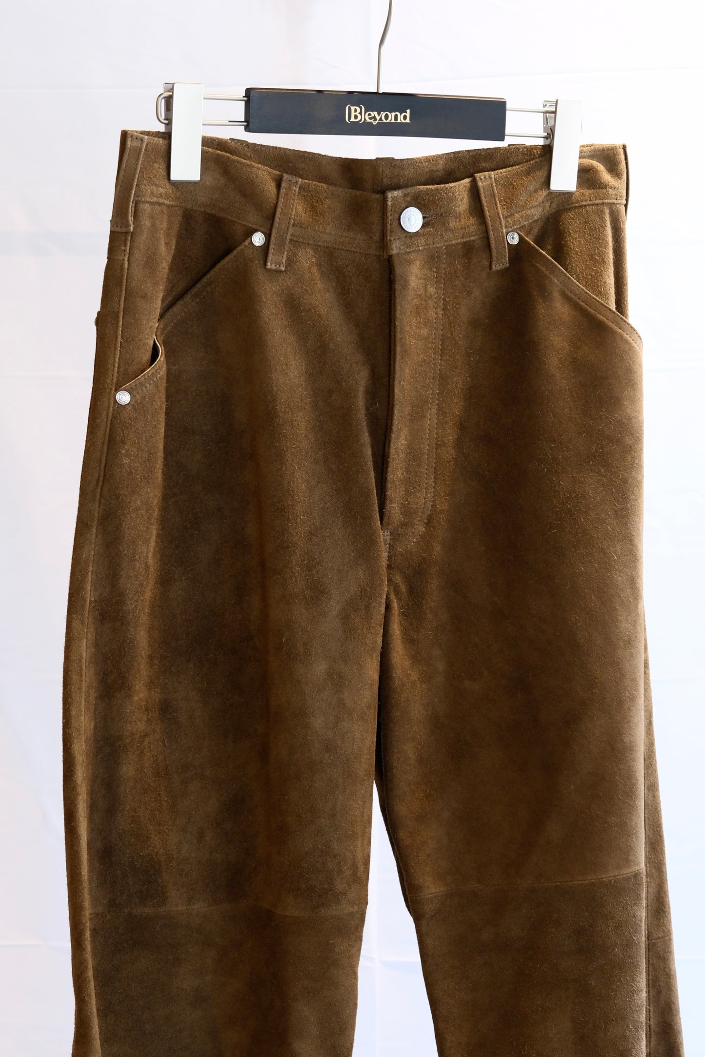 The Letters: WORKERS WIDE PANTS -HORSE SUEDE-