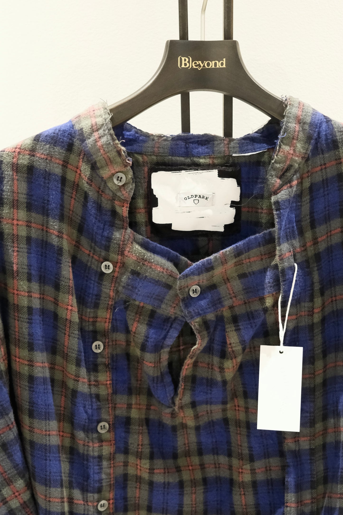 SLEEVE FRONT SHIRT -2 (FLANNEL、Fサイズ) / OLDPARK