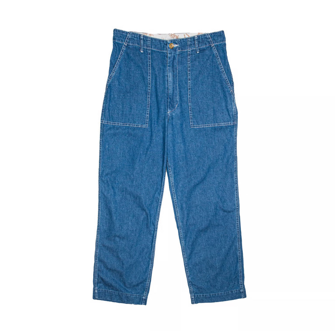 The Letters : BAKER PANTS-USED WASHED DENIM-