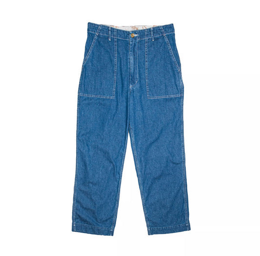 The Letters : BAKER PANTS-USED WASHED DENIM-